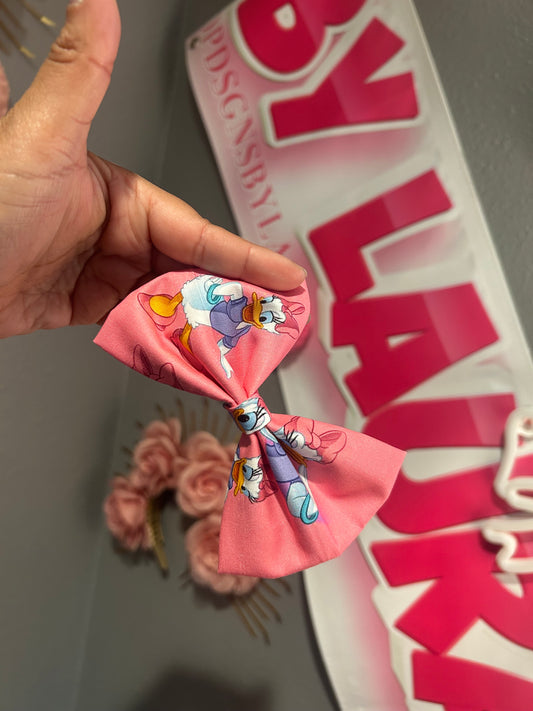 Pink Duck Love Bow