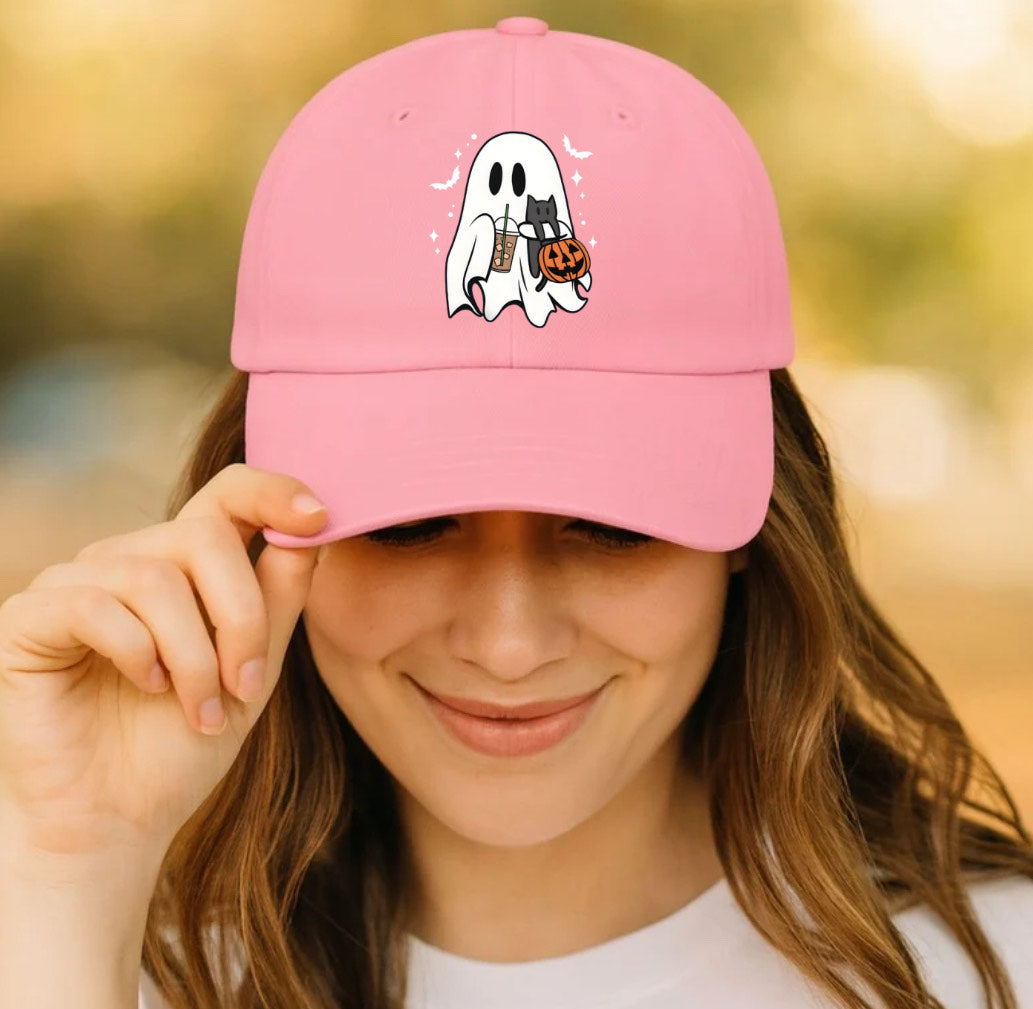 Iced Coffee Ghost Hat