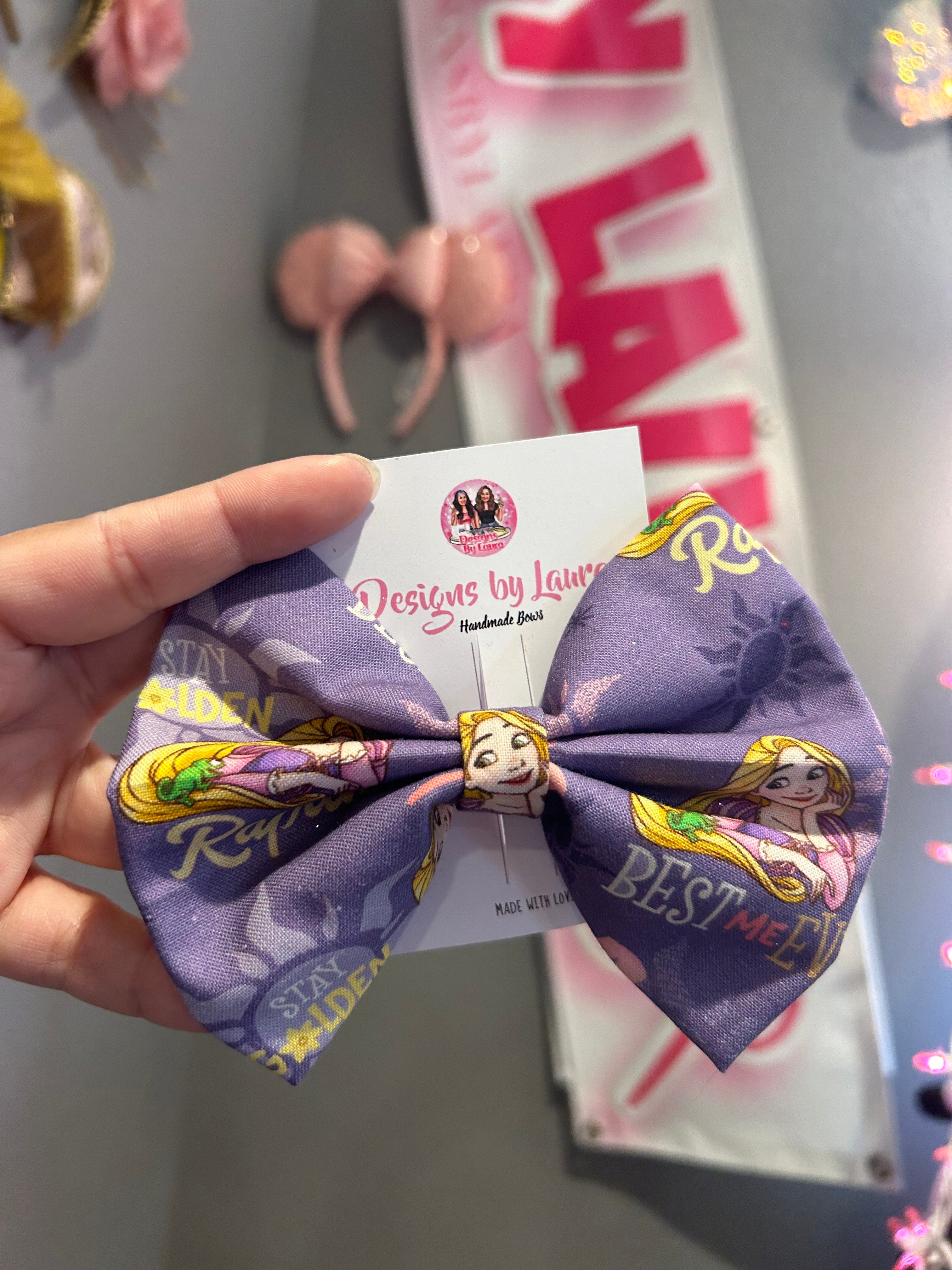 Dreaming Lanterns Purple Hair Clip