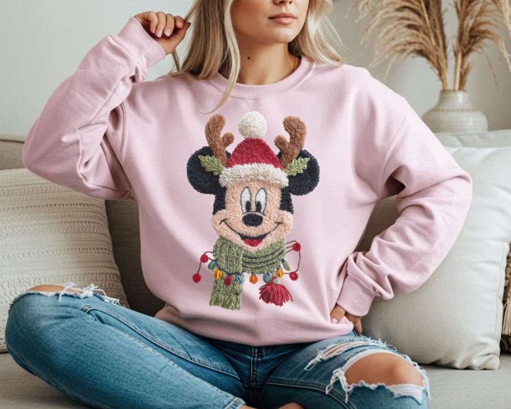 Reindeer Mickey T-shirt/Sweater