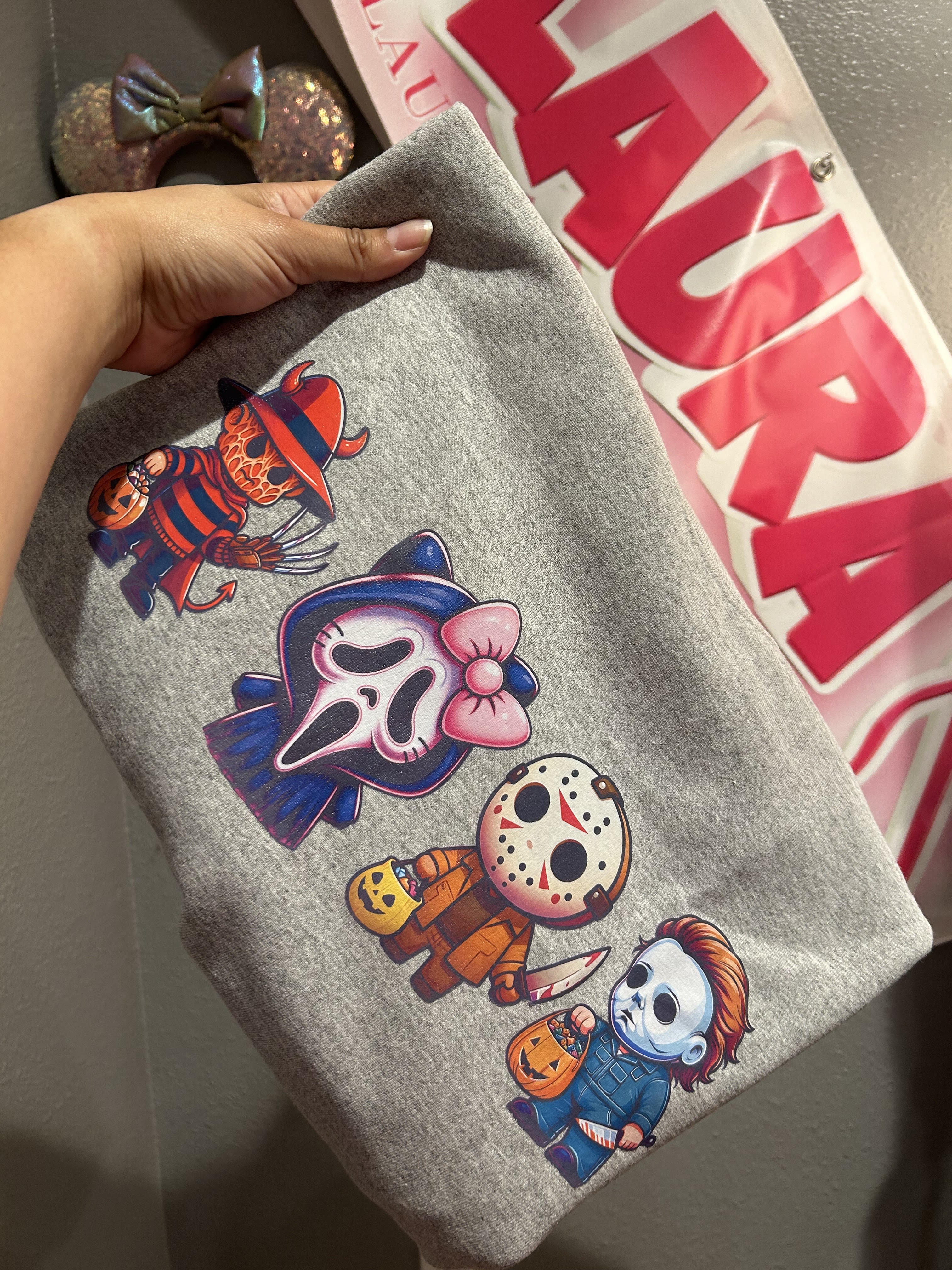 Girly Horror Friends Sweater